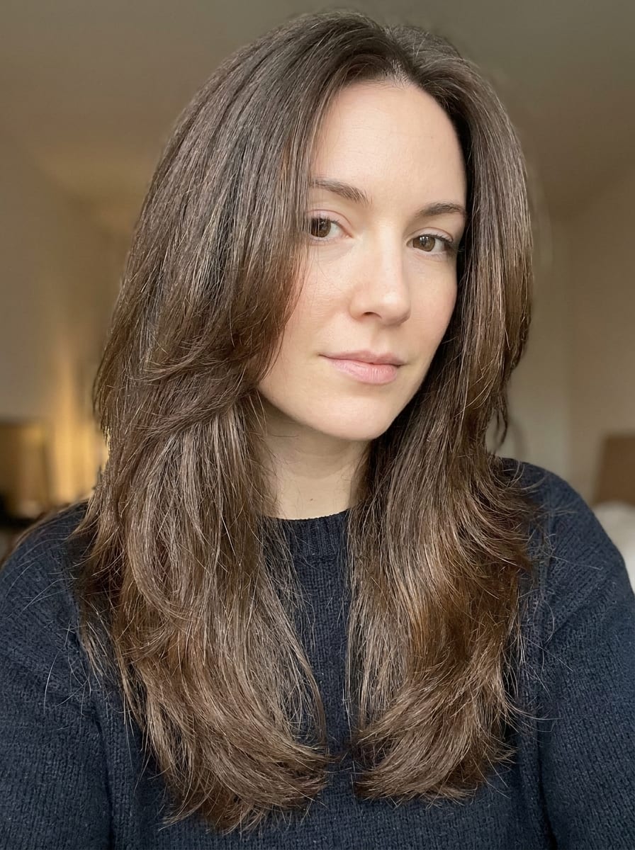 Face-Framing Layers - Frisur für dickes Haar